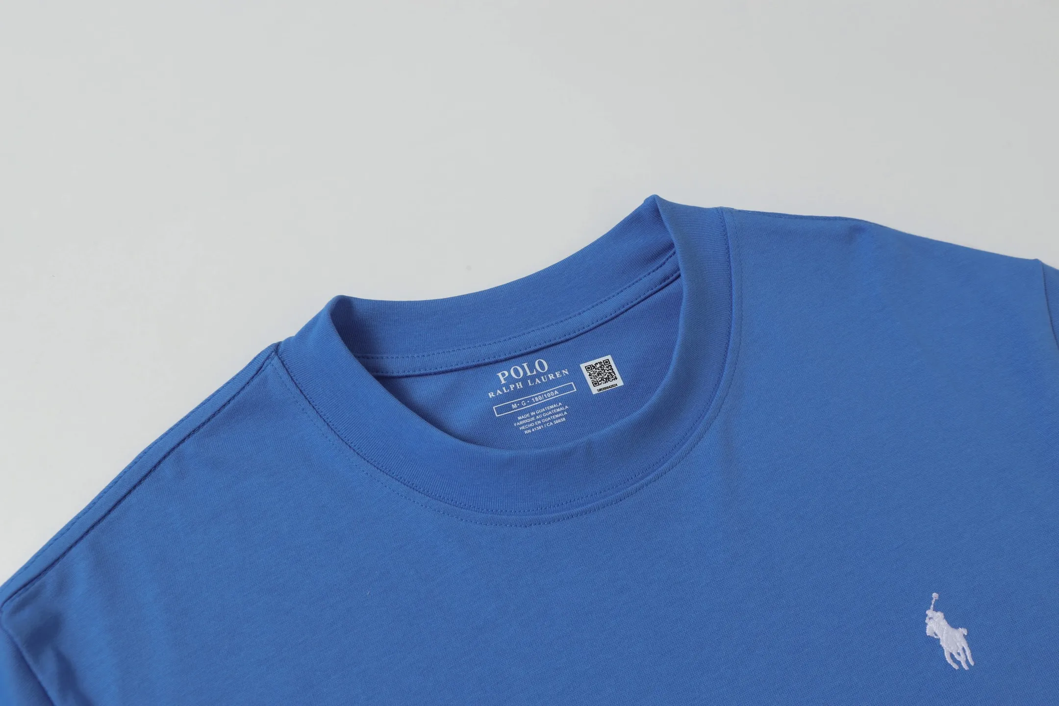 P114 Style number: A002 (no discount for running quantity) [Ralph Lauren round neck solid color pony embroidered logo pure cotton short sleeves] ✅270g double yarn fabric, custom woven and dyed threads ✅Original sticker Scan the QR code to enter the official website ✅Large version, loose and stylish, can wear up to 200 pounds Color: black white navy sky blue burgundy blue floral gray dark gray Size: S-XL